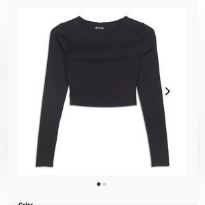 Lululemon Logo Elastic Long Sleeve Shirt